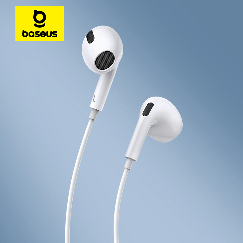 Type C Wired Earphones With Mic - Проводные наушники Baseus C17 Type-C с