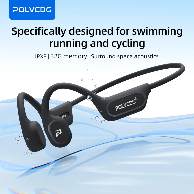 Type C Wired Earphones With Mic - Наушники с костной проводимостью POLVCDG X9,