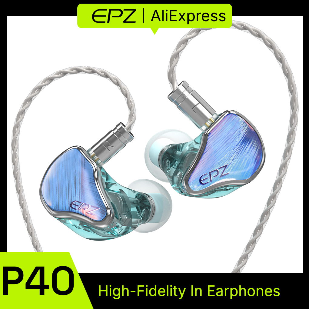 Planar Magnetic Iem Earphones - EPZ P40 Hybrid IEM 2DD+Planar+PZT Проводные