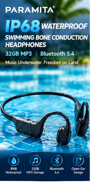 Водонепроницаемые наушники с к – обзор и цена Bone Conduction Running Headphones
