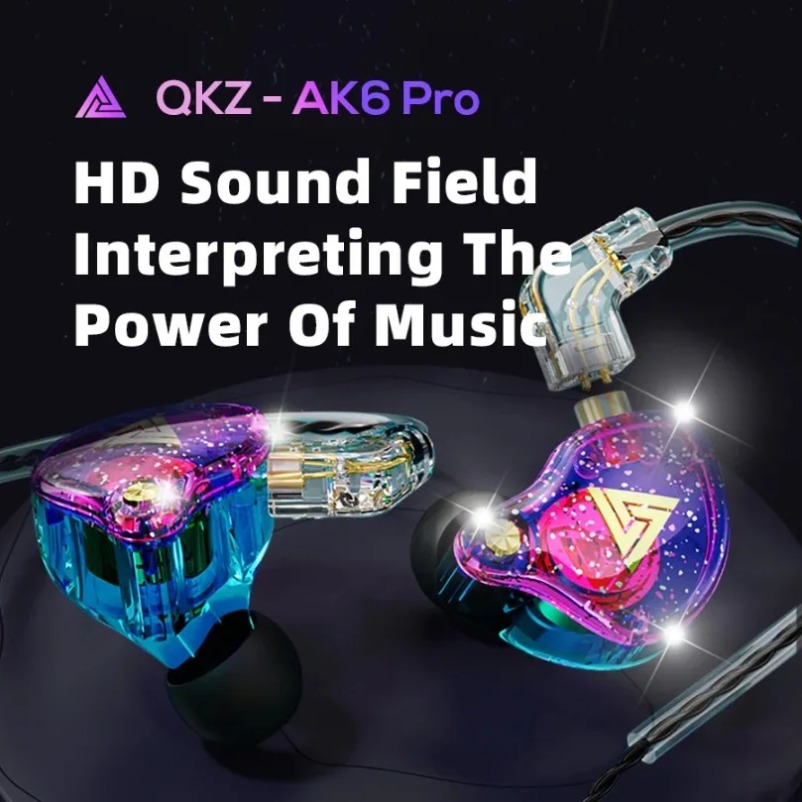 Наушники QKZ AK6 Pro In Ear Mo – обзор и цена In Ear Monitors For Singers