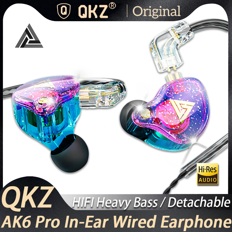 QKZ Оригинальная AK6 Pro EDX P – обзор и цена In Ear Monitors For Singers
